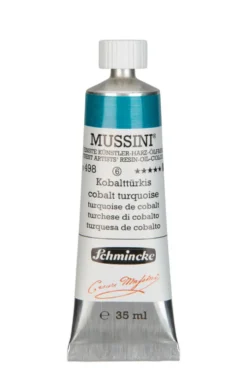 Farba olejna Mussini - Schmincke - 498, Cobalt Turquoise, 35 ml