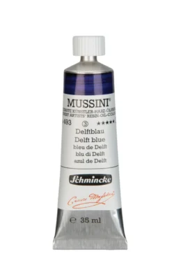 Farba olejna Mussini - Schmincke - 493, Delft Blue, 35 ml