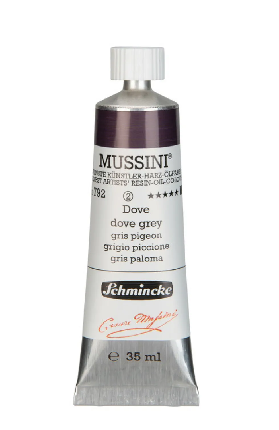 Farba olejna Mussini - Schmincke - 792, Dove Grey, 35 ml