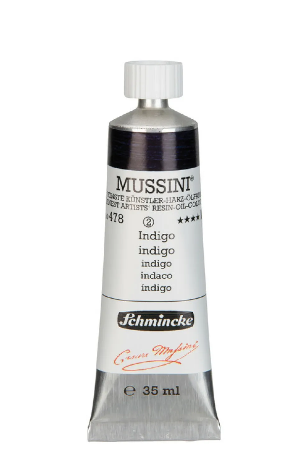 Farba olejna Mussini - Schmincke - 478, Indigo, 35 ml