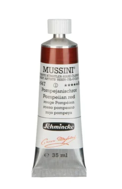 Farba olejna Mussini - Schmincke - 647, Pompeiian Red, 35 ml