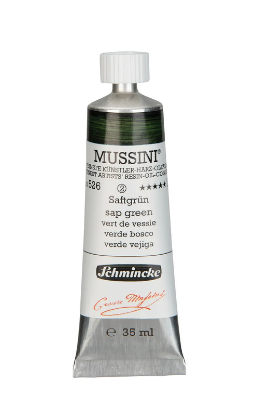 Farba olejna Mussini - Schmincke - 526, Sap Green, 35 ml