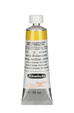 Farba olejna Mussini - Schmincke - 210, Transparent Yellow Brilliant, 35 ml