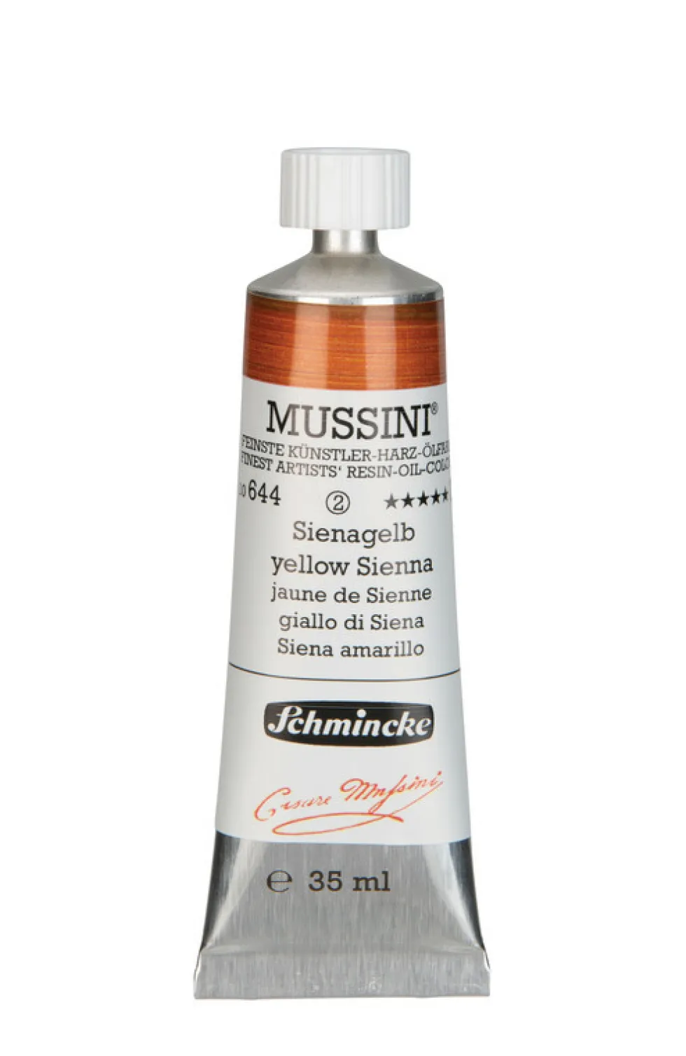 Farba olejna Mussini - Schmincke - 644, Yellow Sienna, 35 ml