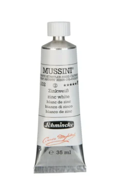 Farba olejna Mussini - Schmincke - 102, Zinc White, 35 ml