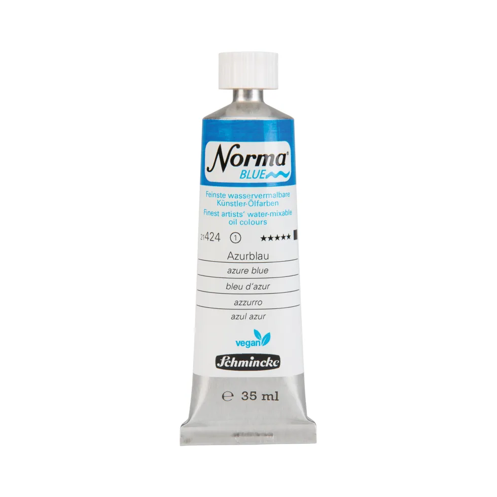Farba olejna Norma Blue - Schmincke - 424, Azure Blue, 35 ml