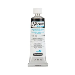 Farba olejna Norma Blue - Schmincke - 705, Mineral Black, 35 ml