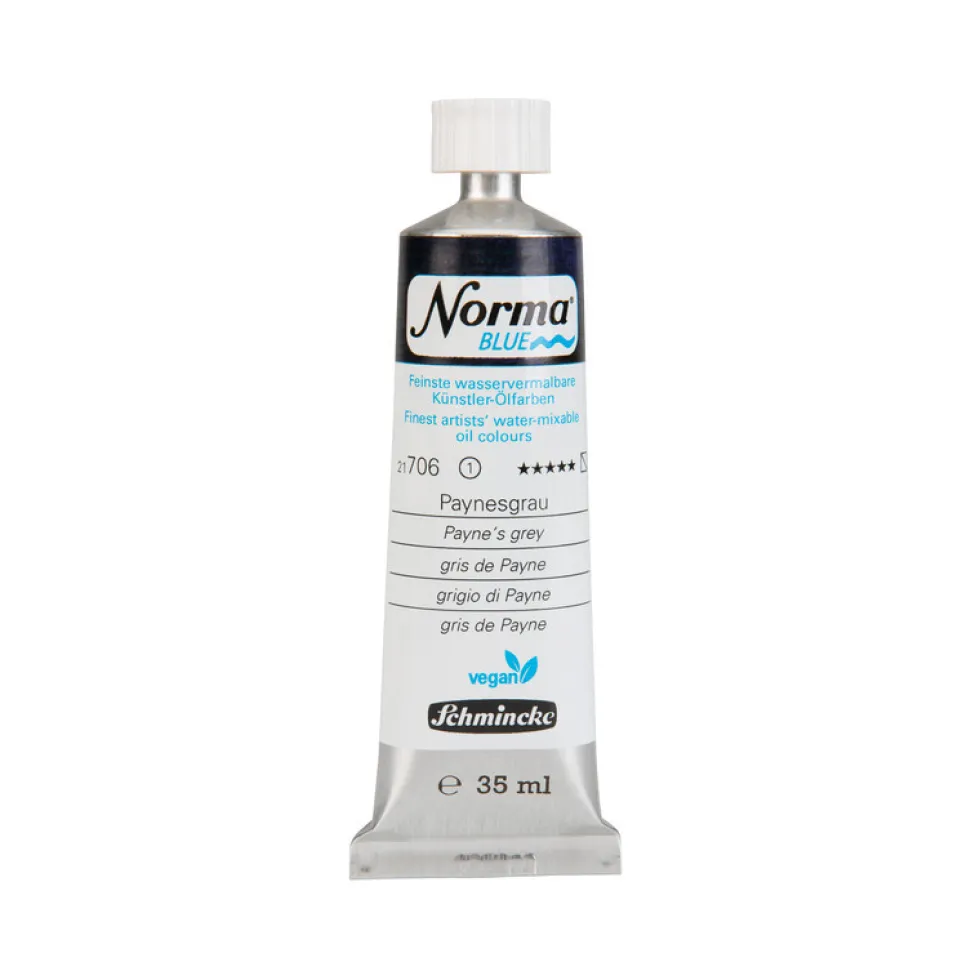 Farba olejna Norma Blue - Schmincke - 706, Payne's Grey, 35 ml