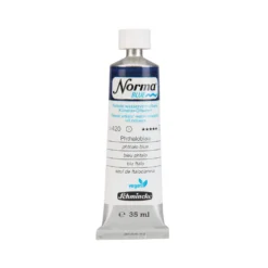 Farba olejna Norma Blue - Schmincke - 420, Phthalo Blue, 35 ml