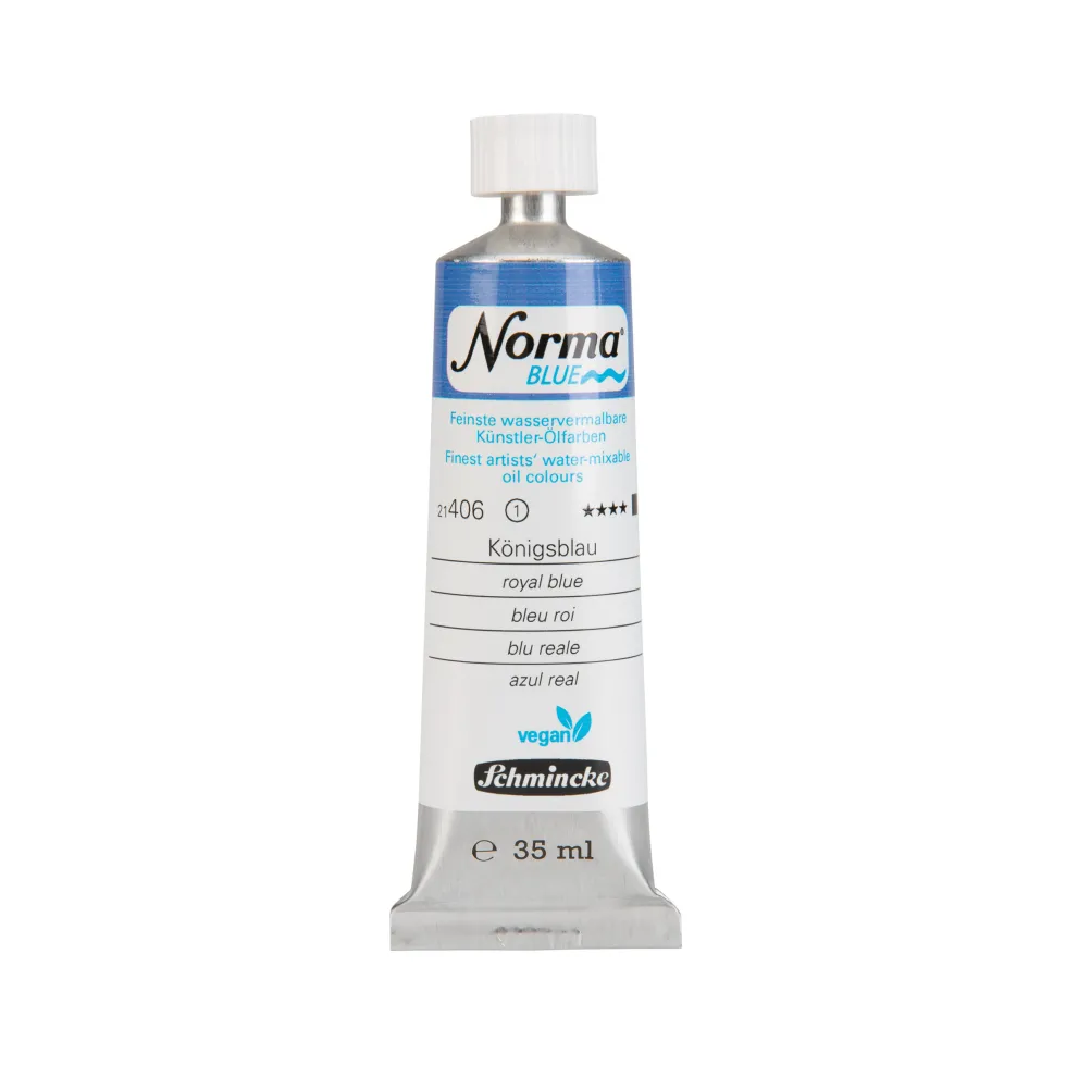 Farba olejna Norma Blue - Schmincke - 406, Royal Blue, 35 ml