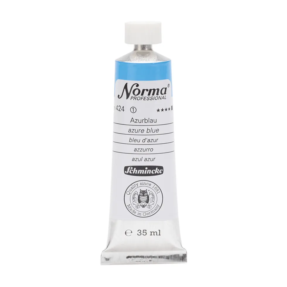Farba olejna Norma Professional - Schmincke - 424, Azure Blue, 35 ml