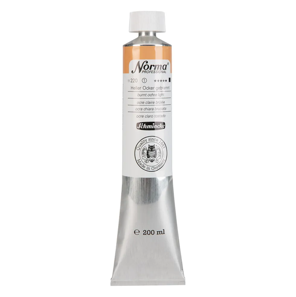 Farba olejna Norma Professional - Schmincke - 220, Burnt Ochre Light, 200 ml