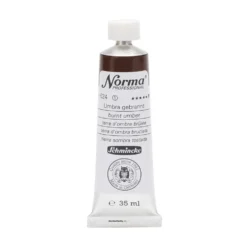Farba olejna Norma Professional - Schmincke - 624, Burnt Umber, 35 ml