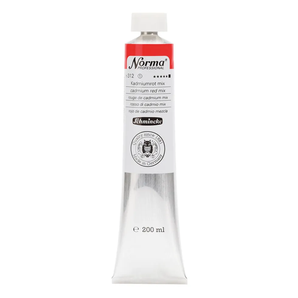 Farba olejna Norma Professional - Schmincke - 312, Cadmium Red Mix, 200 ml