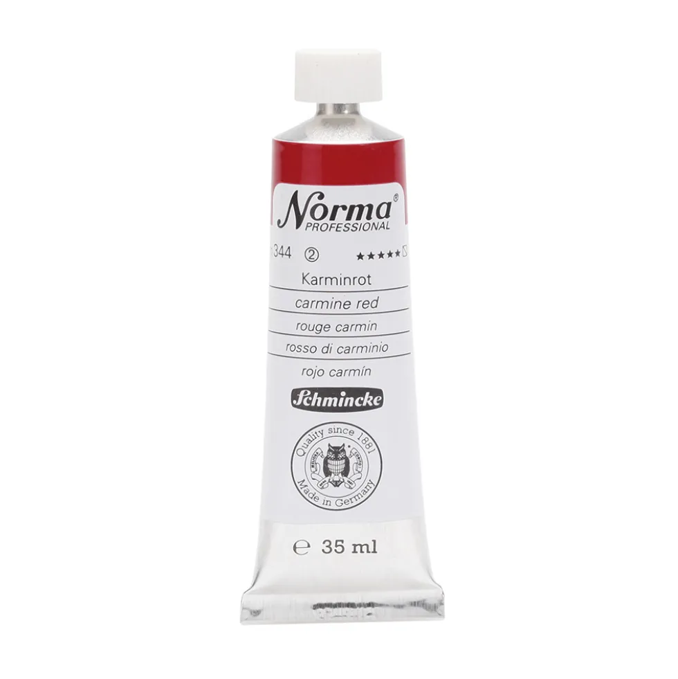 Farba olejna Norma Professional - Schmincke - 344, Carmine Red, 35 ml