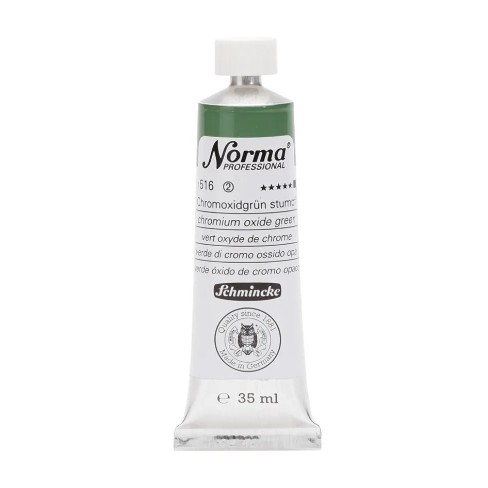 Farba olejna Norma Professional - Schmincke - 516, Chromium Oxide Green, 35 ml