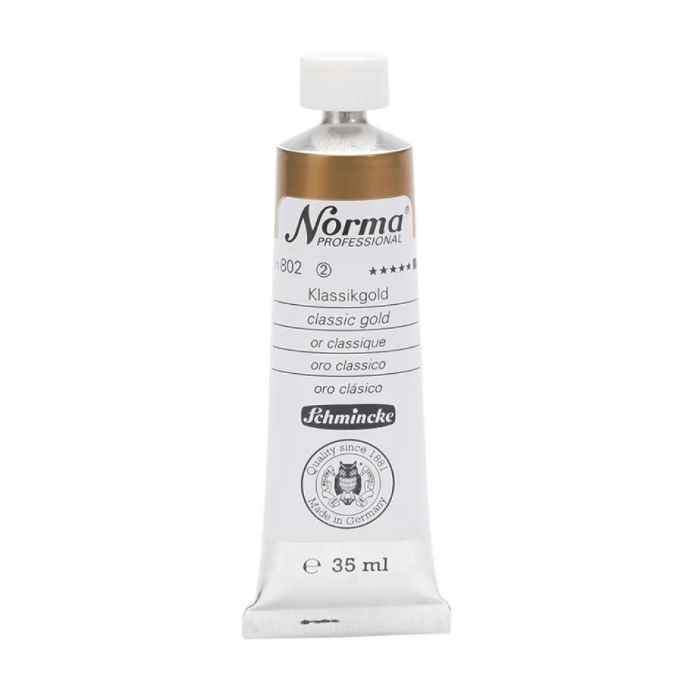 Farba olejna Norma Professional - Schmincke - 802, Classic Gold, 35 ml