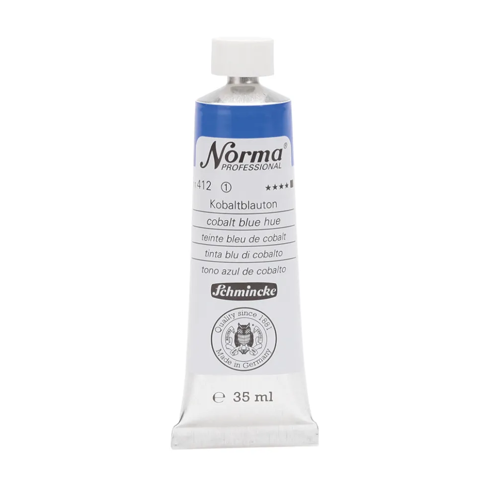 Farba olejna Norma Professional - Schmincke - 412, Cobalt Blue Hue, 35 ml