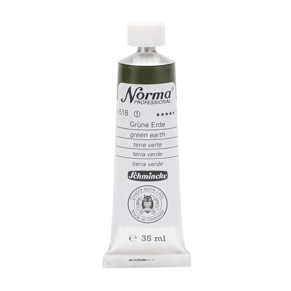 Farba olejna Norma Professional - Schmincke - 518, Green Earth, 35 ml