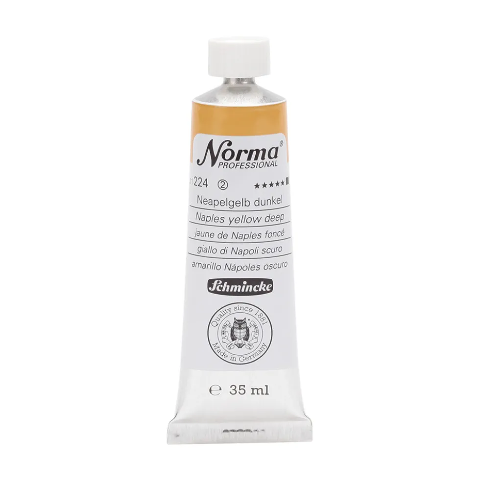 Farba olejna Norma Professional - Schmincke - 224, Naples Yellow Deep, 35 ml
