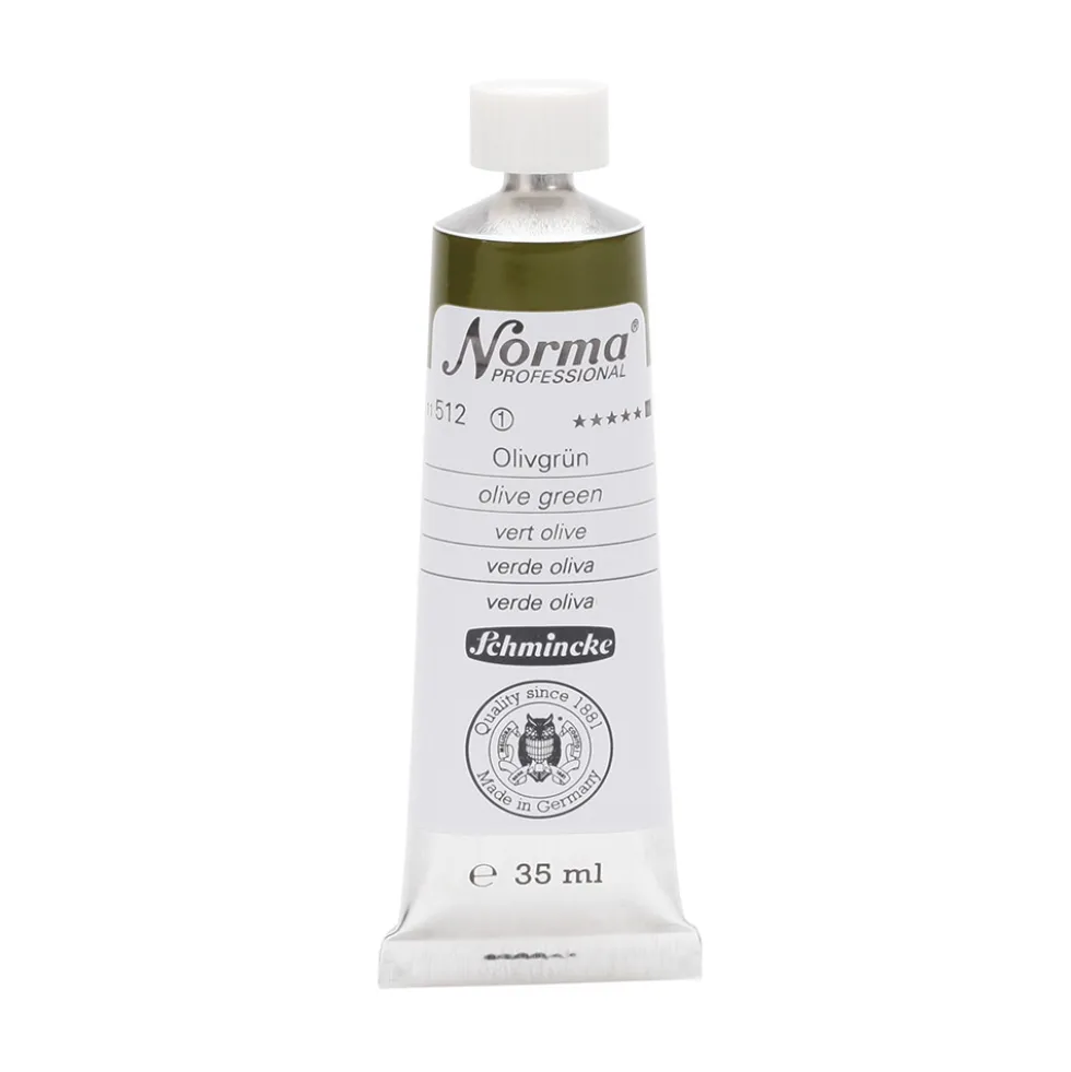 Farba olejna Norma Professional - Schmincke - 512, Olive Green, 35 ml