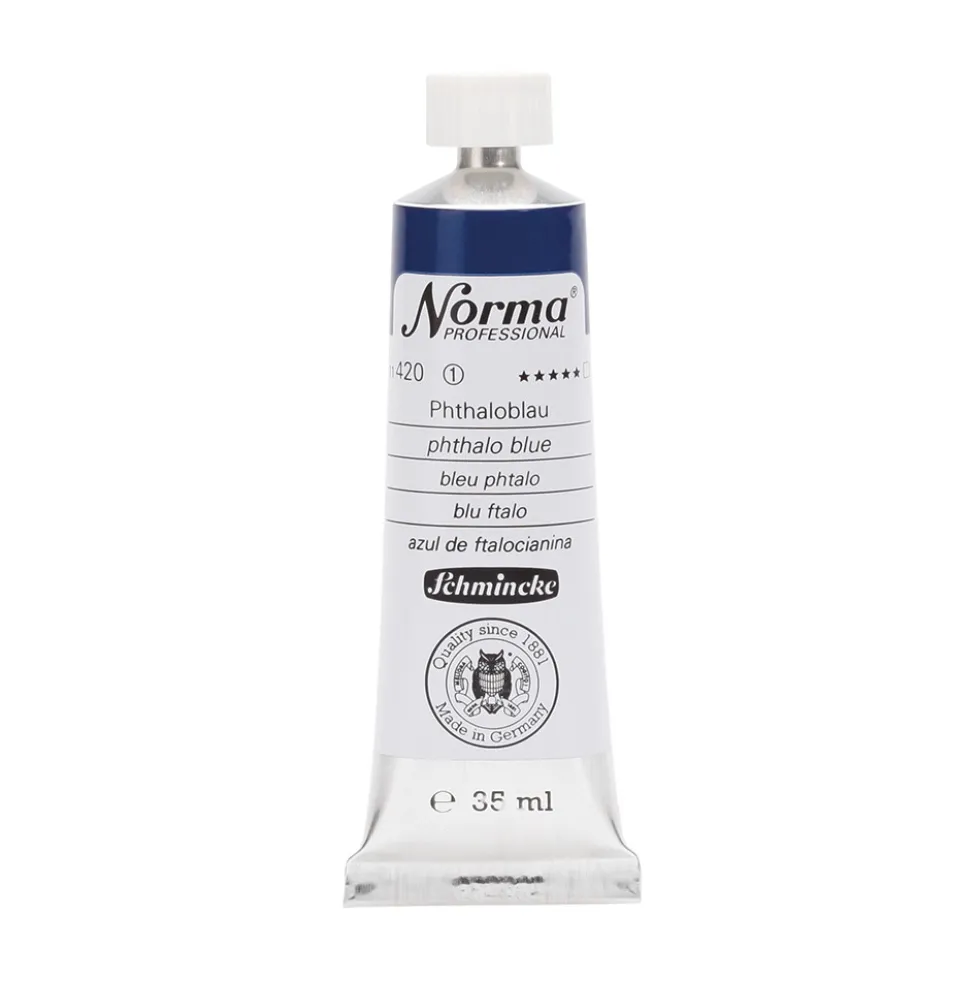 Farba olejna Norma Professional - Schmincke - 420, Phthalo Blue, 35 ml