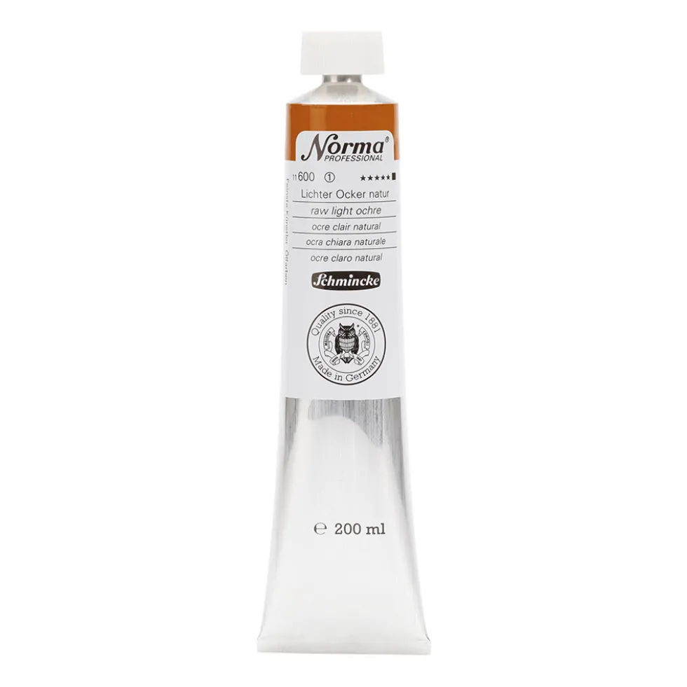 Farba olejna Norma Professional - Schmincke - 600, Raw Light Ochre, 200 ml