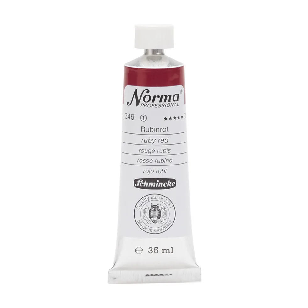 Farba olejna Norma Professional - Schmincke - 346, Ruby Red, 35 ml