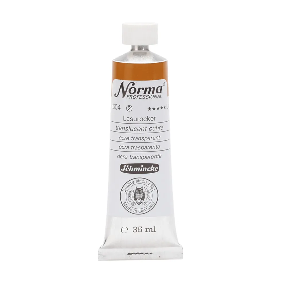 Farba olejna Norma Professional - Schmincke - 604, Transparent Ochre, 35 ml