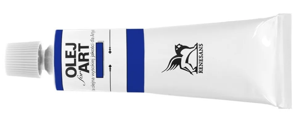 Farba olejna Olej for Art - Renesans - 32, błękit kobaltowy jasny, 60 ml