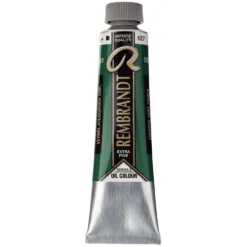 Farba olejna - Rembrandt - Cinnabar Green Deep, 40 ml