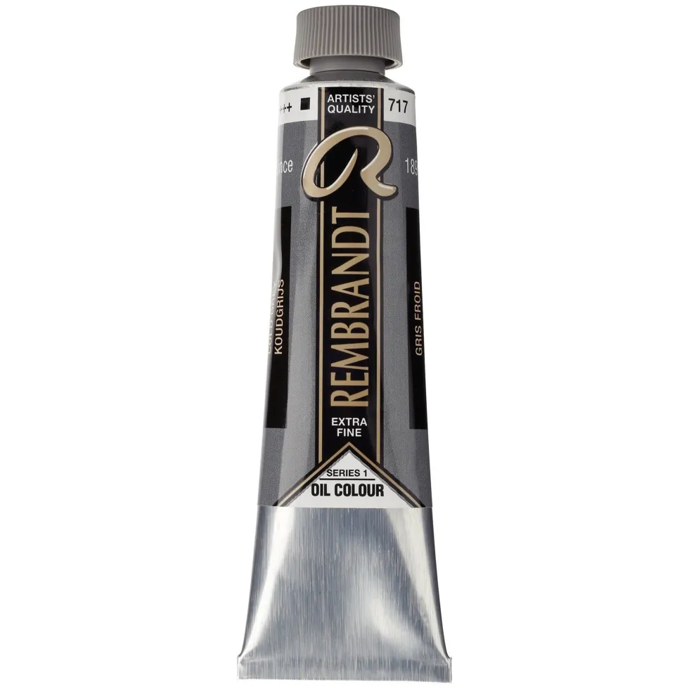 Farba olejna - Rembrandt - Cold Grey, 40 ml