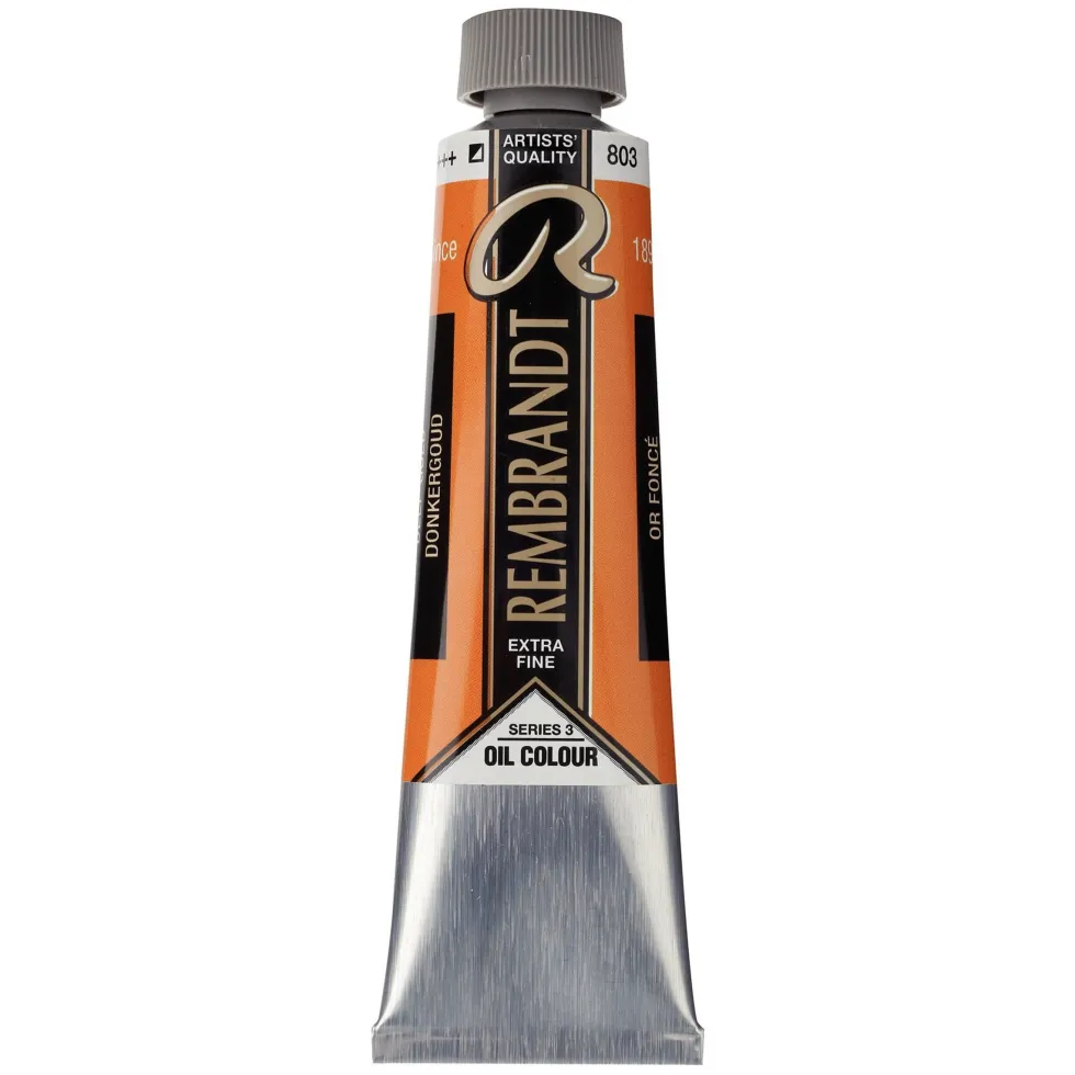 Farba olejna - Rembrandt - Deep Gold, 40 ml