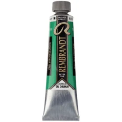 Farba olejna - Rembrandt - Emerald Green, 40 ml