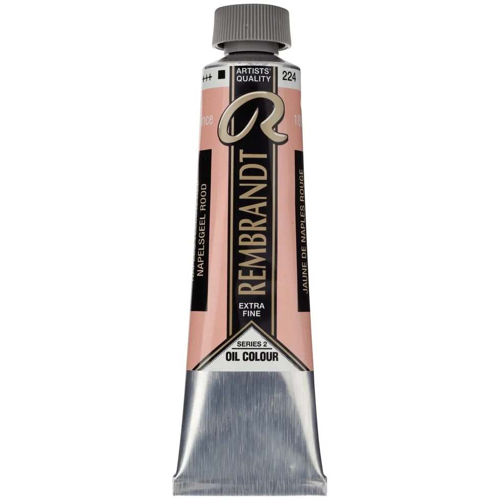 Farba olejna - Rembrandt - Naples Yellow Red, 40 ml