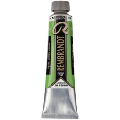 Farba olejna - Rembrandt - Permanent Green Medium, 40 ml