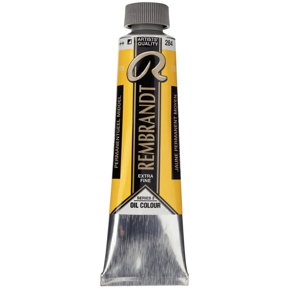 Farba olejna - Rembrandt - Permanent Yellow Medium, 40 ml