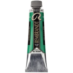 Farba olejna - Rembrandt - Phthalo Green Yellow, 40 ml