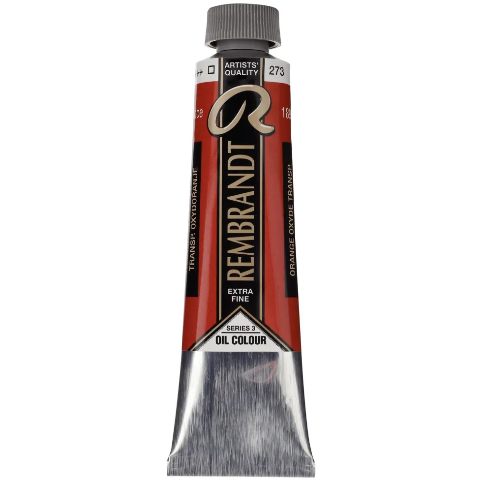 Farba olejna - Rembrandt - Transparent Oxide Orange, 40 ml