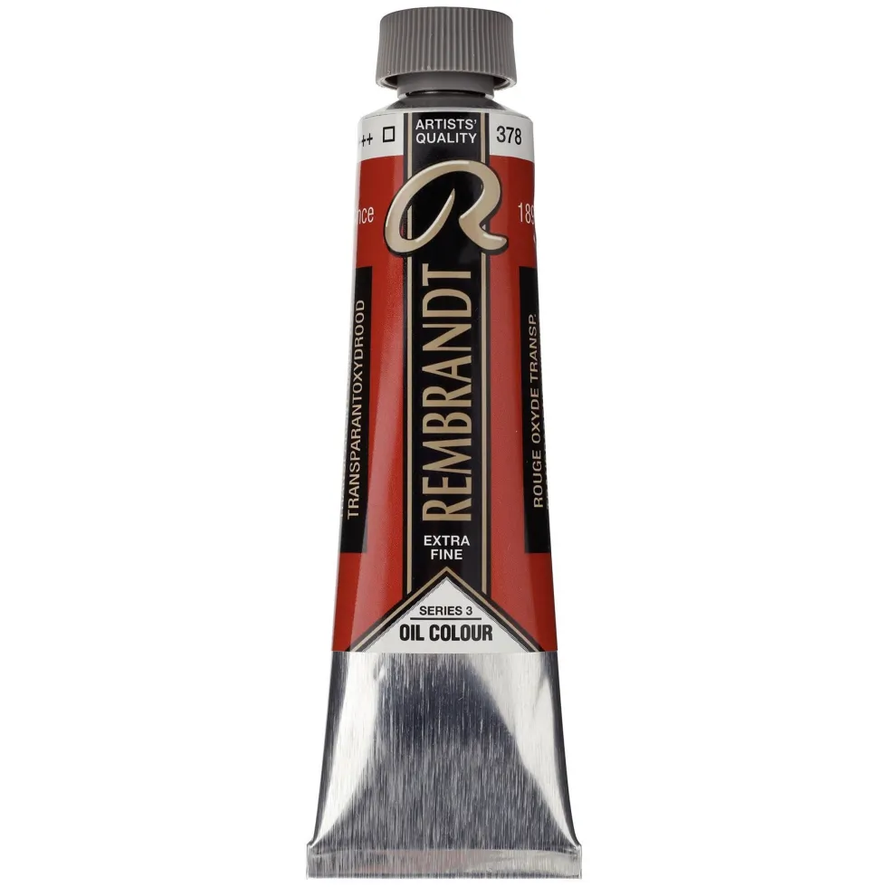 Farba olejna - Rembrandt - Transparent Oxide Red, 40 ml