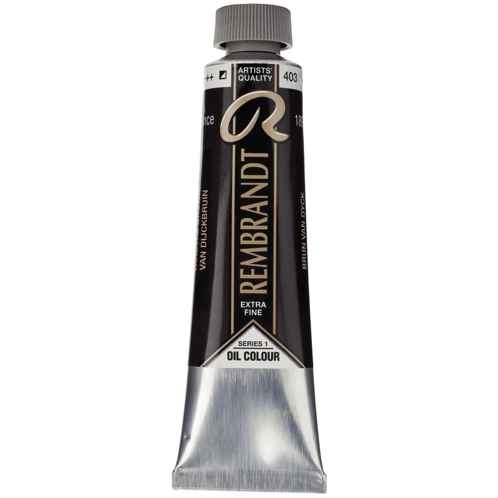 Farba olejna - Rembrandt - Vandyke Brown, 40 ml
