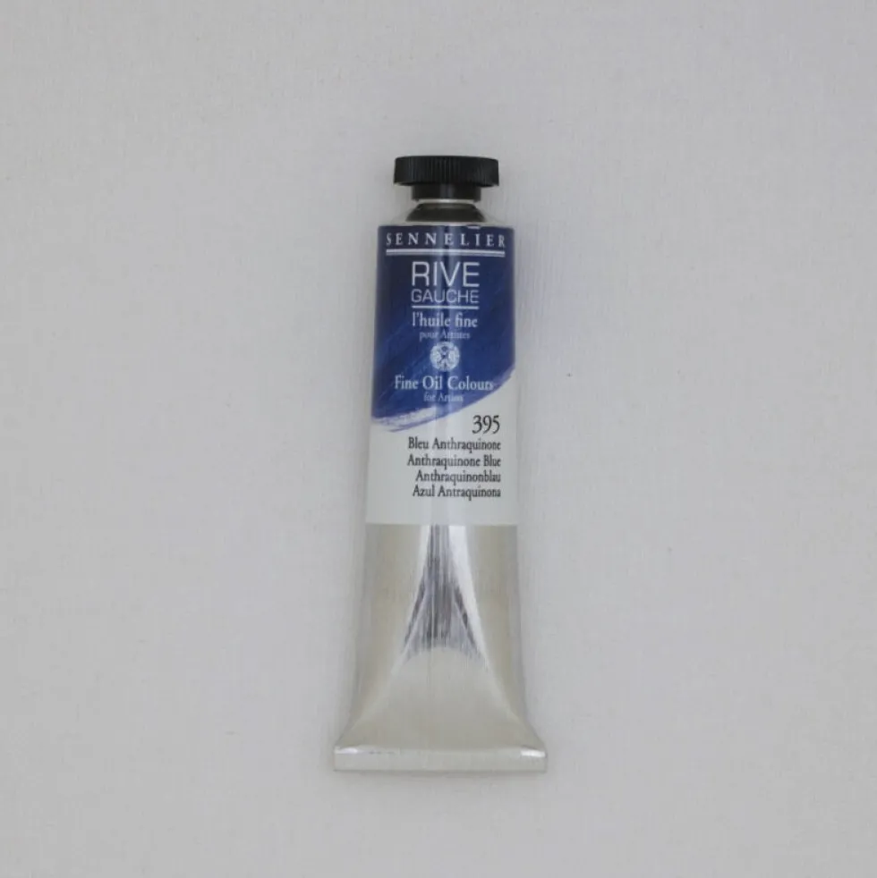 Farba olejna Rive Gauche - Sennelier - 395, Anthraquoinone Blue, 40 ml