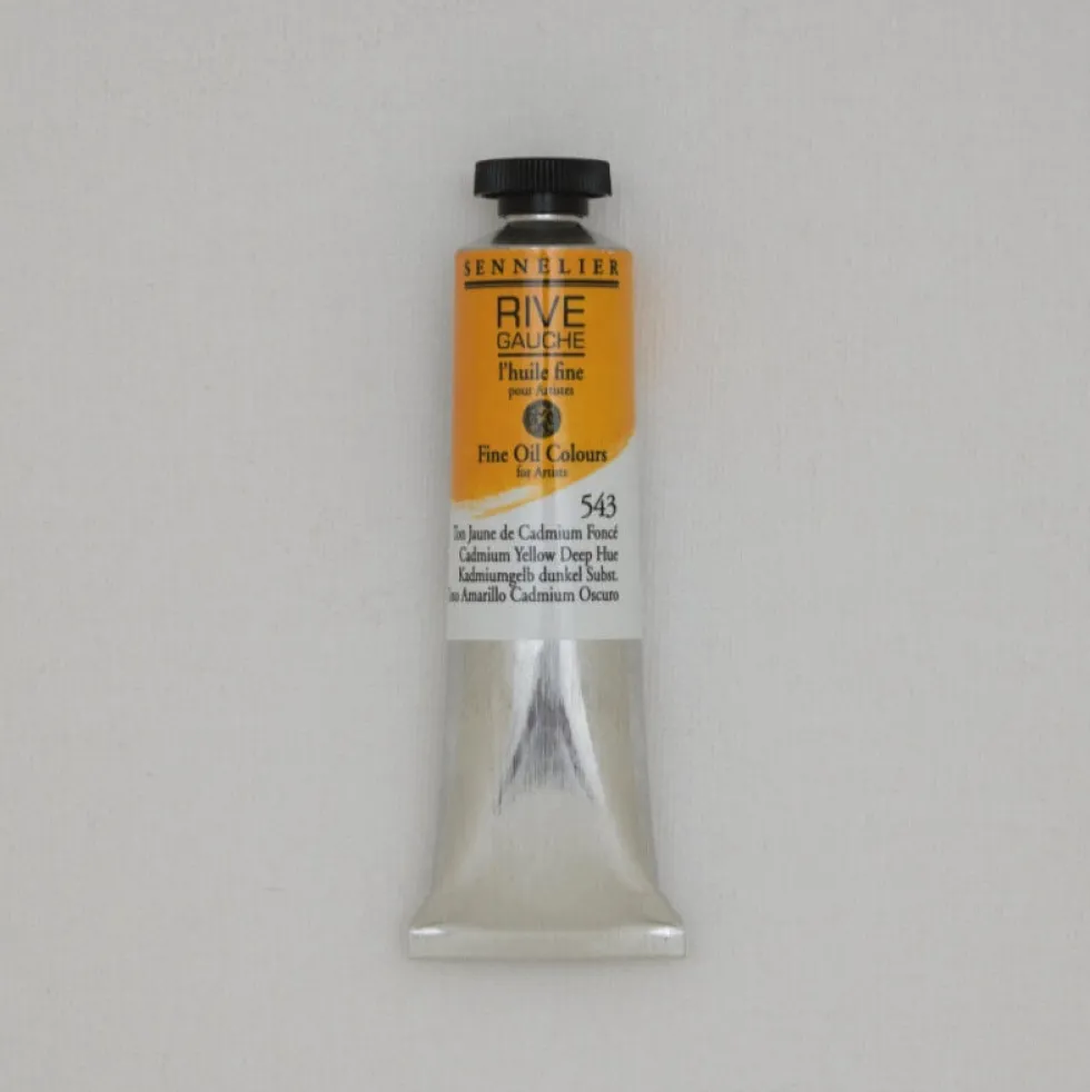 Farba olejna Rive Gauche - Sennelier - 543, Cadmium Yellow Deep Hue, 40 ml