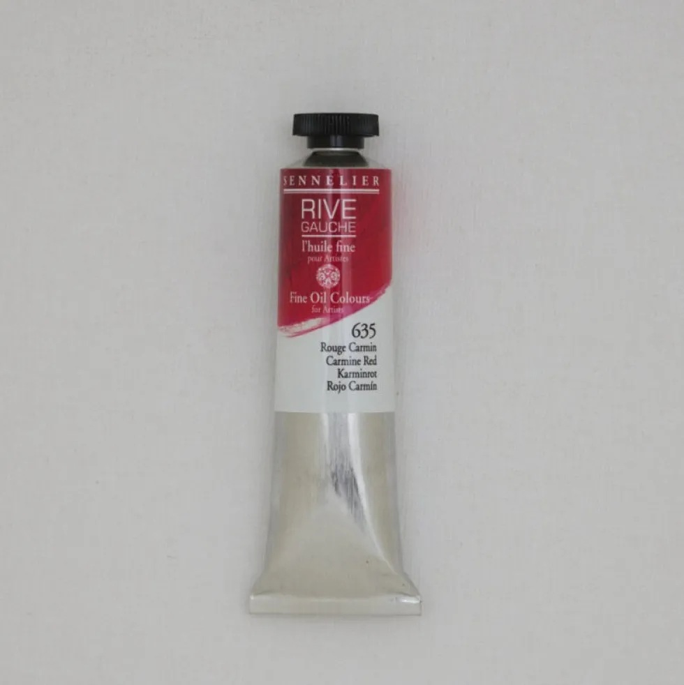 Farba olejna Rive Gauche - Sennelier - 635, Carmine Red, 40 ml