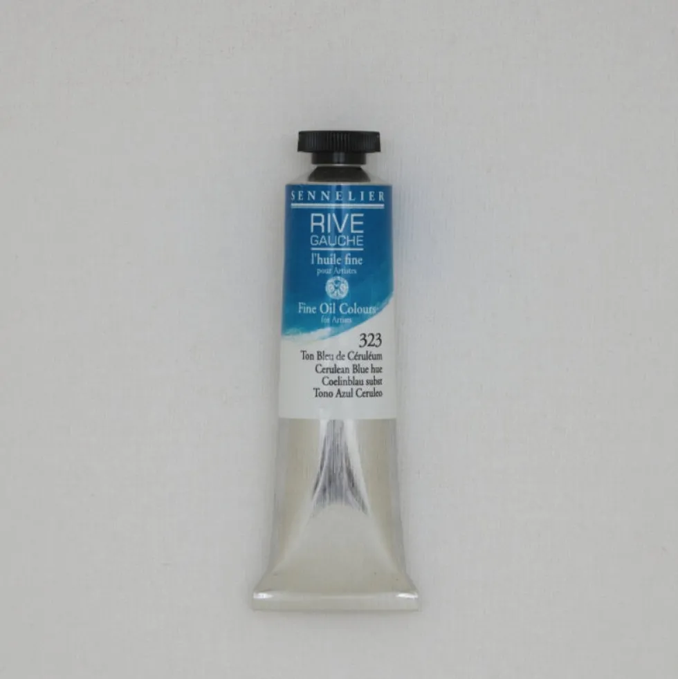 Farba olejna Rive Gauche - Sennelier - 323, Cerulean Blue Hue, 40 ml