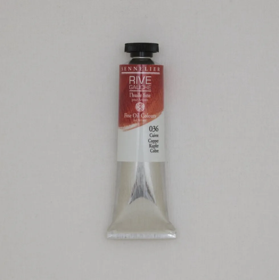 Farba olejna Rive Gauche - Sennelier - 036, Copper, 40 ml