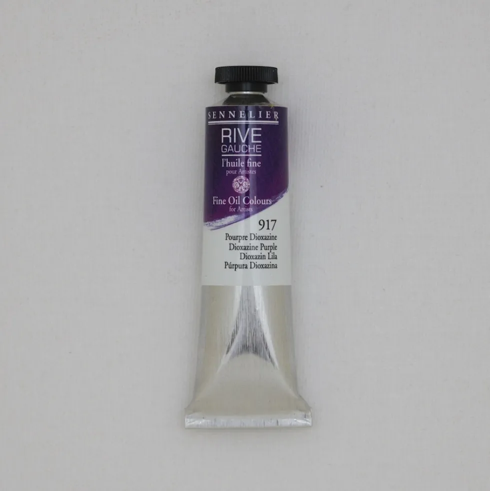 Farba olejna Rive Gauche - Sennelier - 917, Dioxazine Purple, 40 ml
