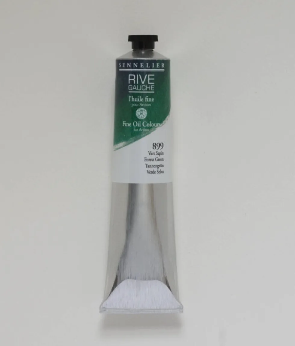 Farba olejna Rive Gauche - Sennelier - 899, Forest Green, 200 ml