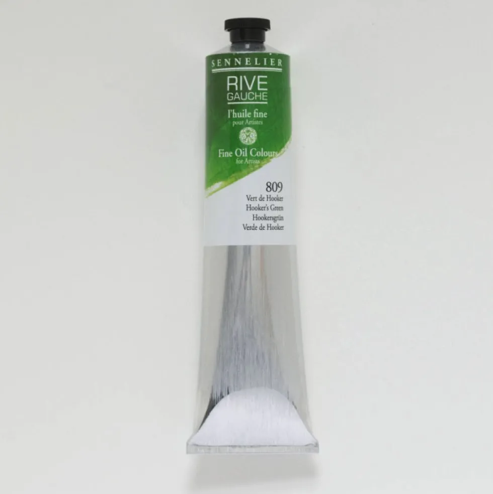 Farba olejna Rive Gauche - Sennelier - 809, Hooker's Green, 200 ml