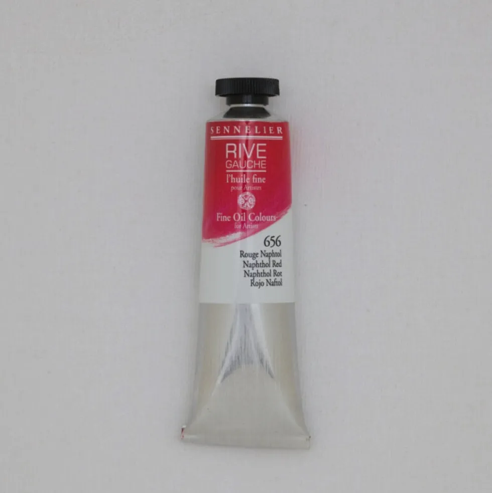 Farba olejna Rive Gauche - Sennelier - 656, Naphthol Red, 40 ml